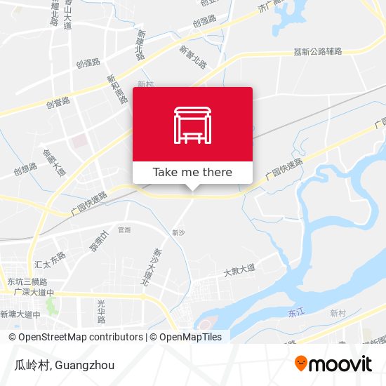 瓜岭村 map