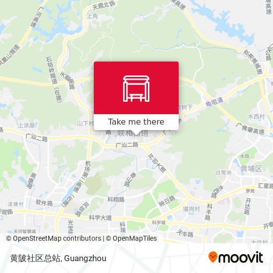 黄陂社区总站 map