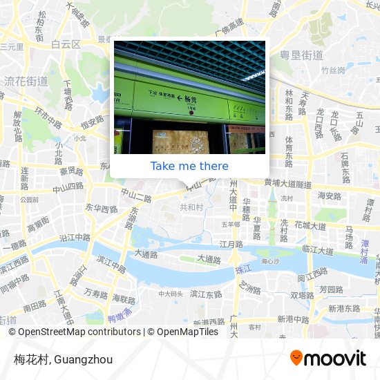 梅花村 map