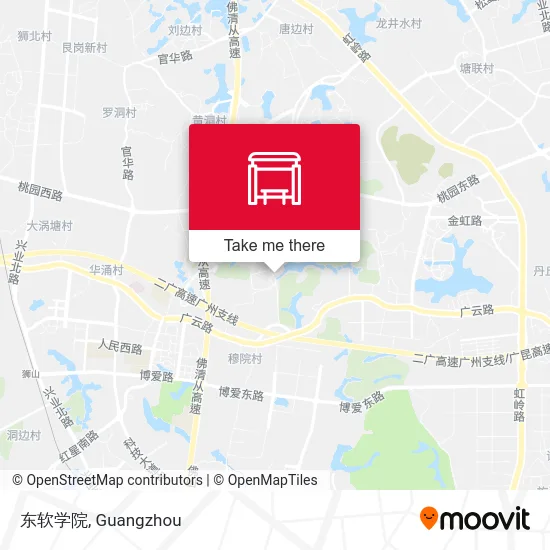 东软学院 map