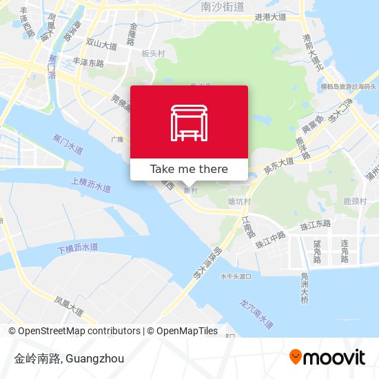 金岭南路 map