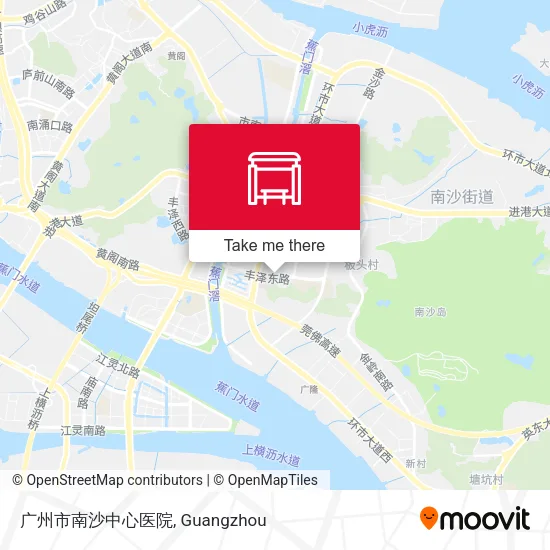 广州市南沙中心医院 map