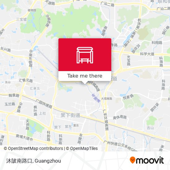沐陂南路口 map