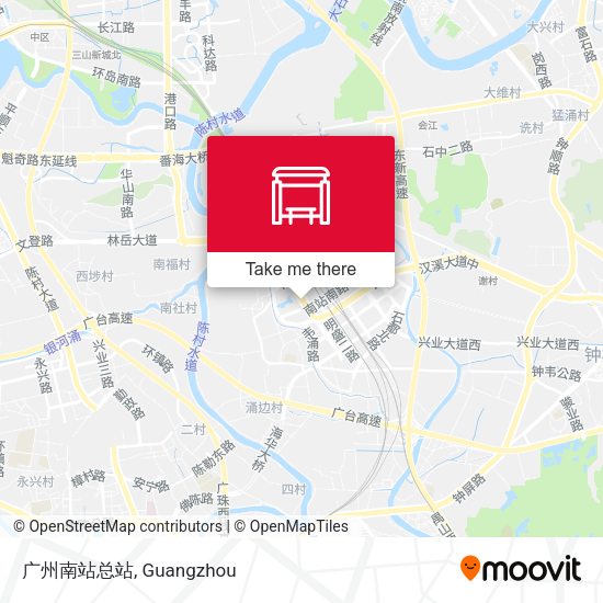 广州南站总站 map