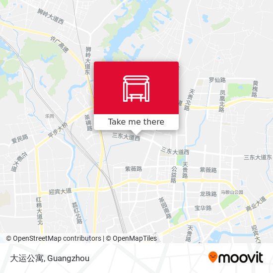 大运公寓 map