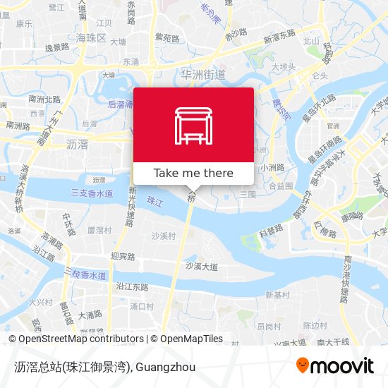 沥滘总站(珠江御景湾) map