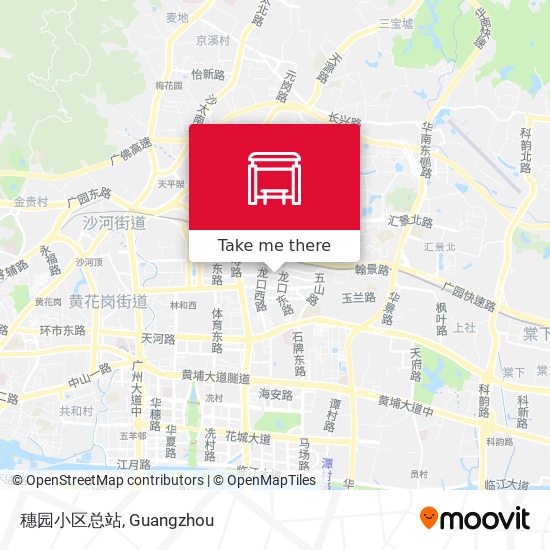 穗园小区总站 map