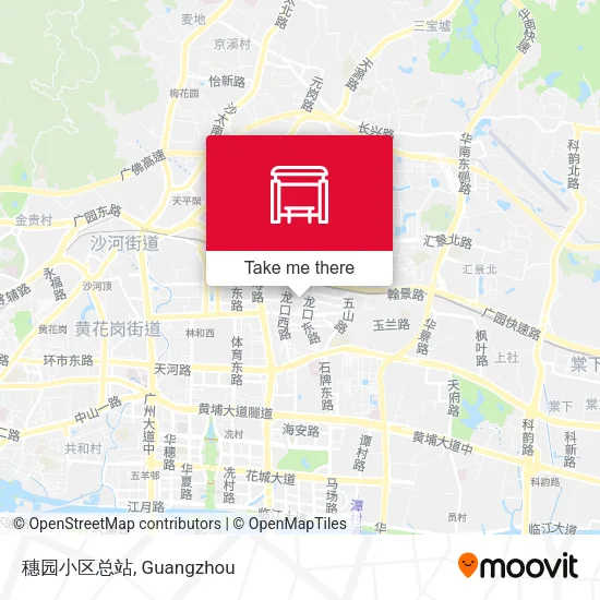 穗园小区总站 map