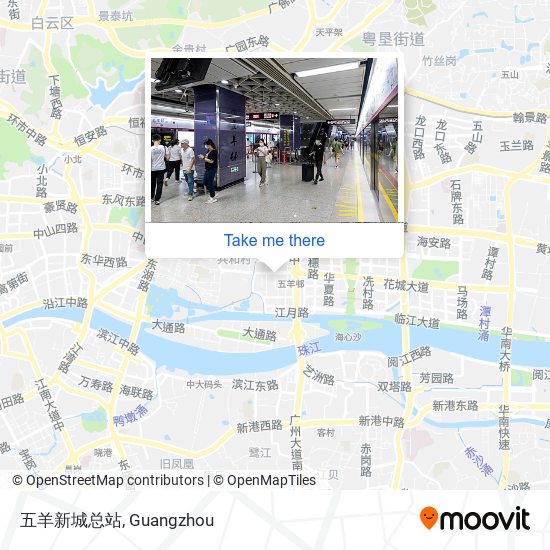 五羊新城总站 map