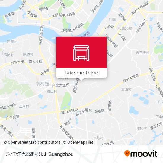 珠江灯光高科技园 map