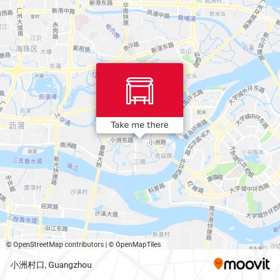 小洲村口 map