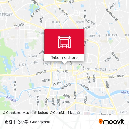 市桥中心小学 map