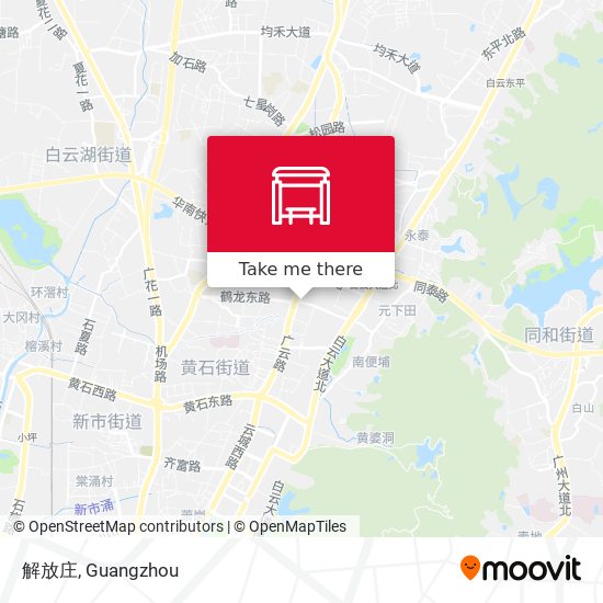 解放庄 map