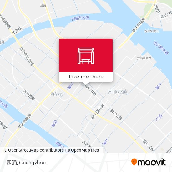 四涌 map