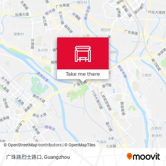 广珠路烈士路口 map