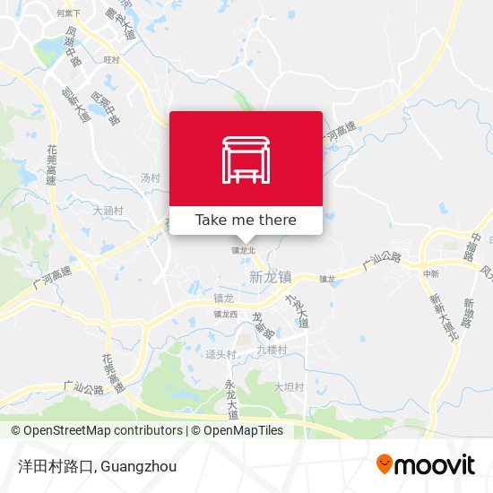 洋田村路口 map