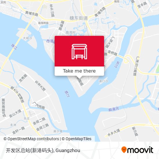 开发区总站(新港码头) map