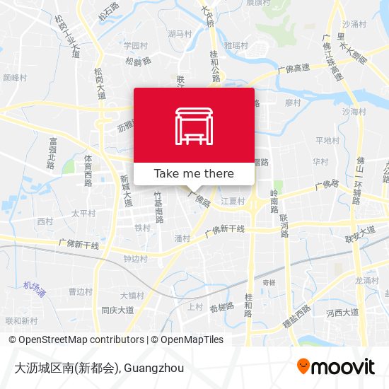 大沥城区南(新都会) map
