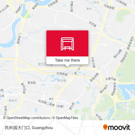 民科园大门口 map