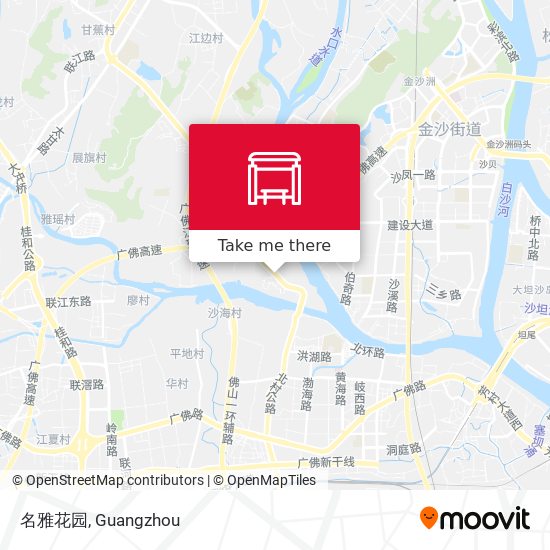 名雅花园 map