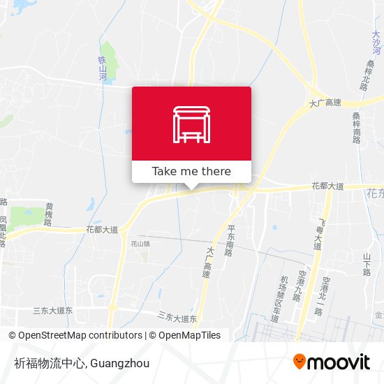 祈福物流中心 map