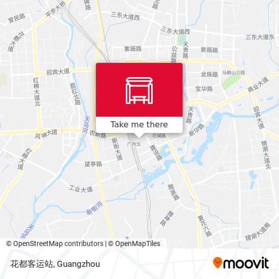 花都客运站 map