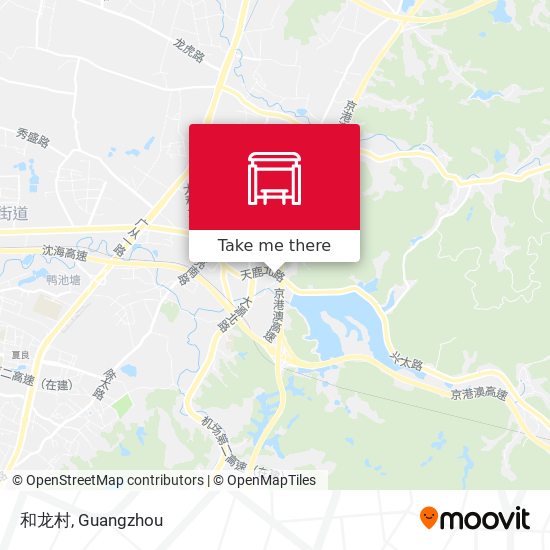 和龙村 map