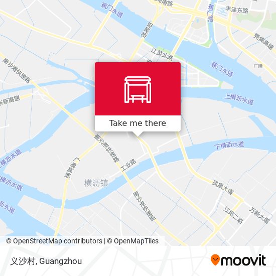 义沙村 map