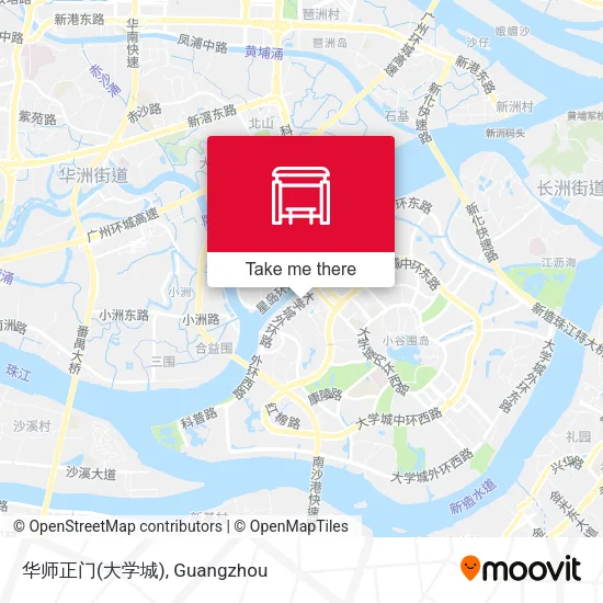 华师正门(大学城) map