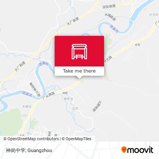 神岗中学 map