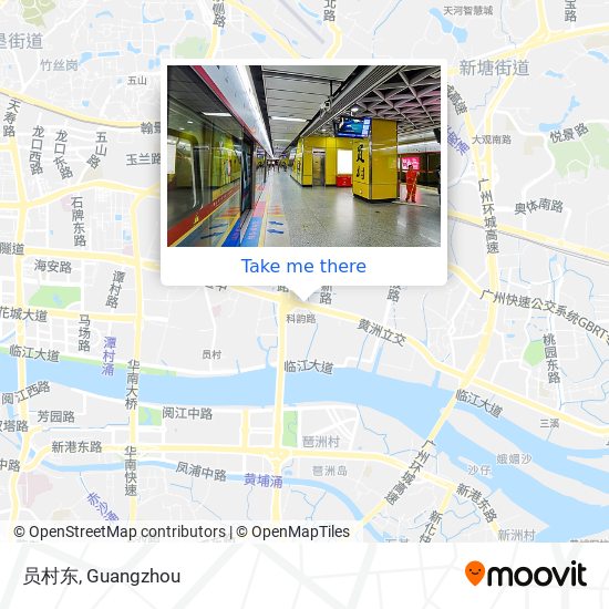 员村东 map
