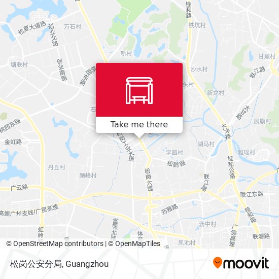 松岗公安分局 map