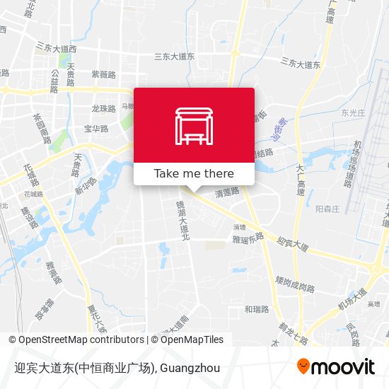 迎宾大道东(中恒商业广场) map