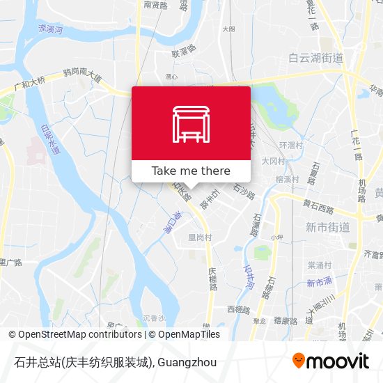 石井总站(庆丰纺织服装城) map