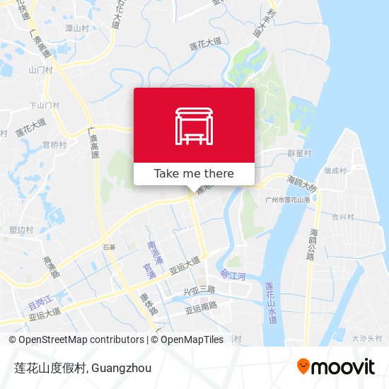 莲花山度假村 map