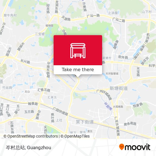 岑村总站 map