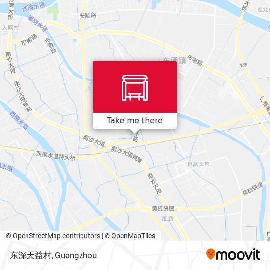 东深天益村 map