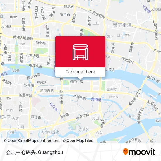 会展中心码头 map