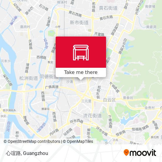 心谊路 map