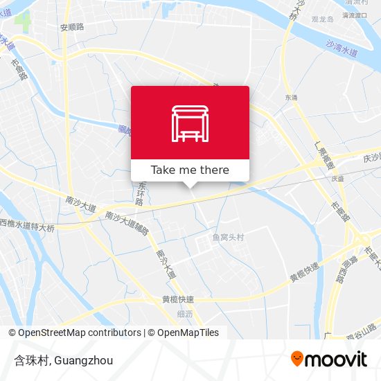 含珠村 map