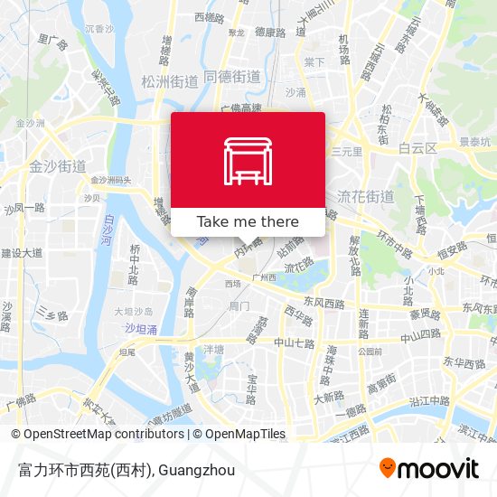 富力环市西苑(西村) map