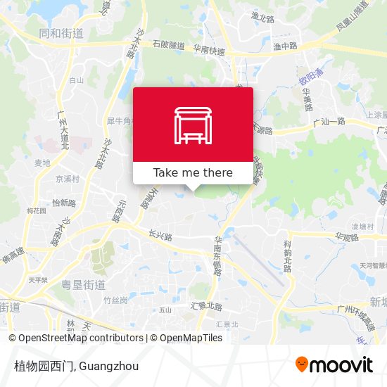 植物园西门 map