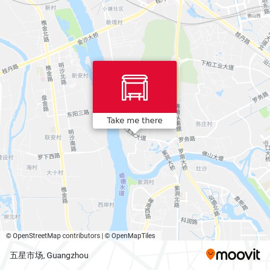 五星市场 map