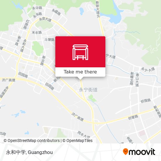 永和中学 map