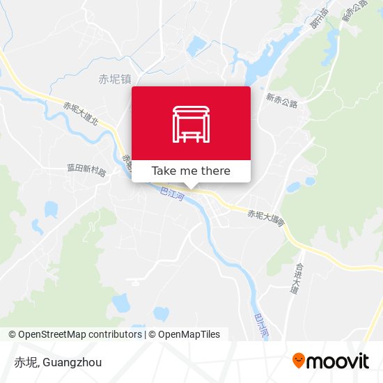 赤坭 map