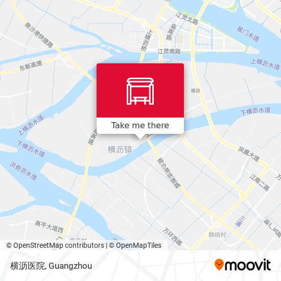 横沥医院 map