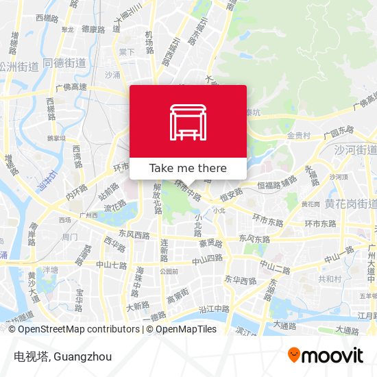 电视塔 map