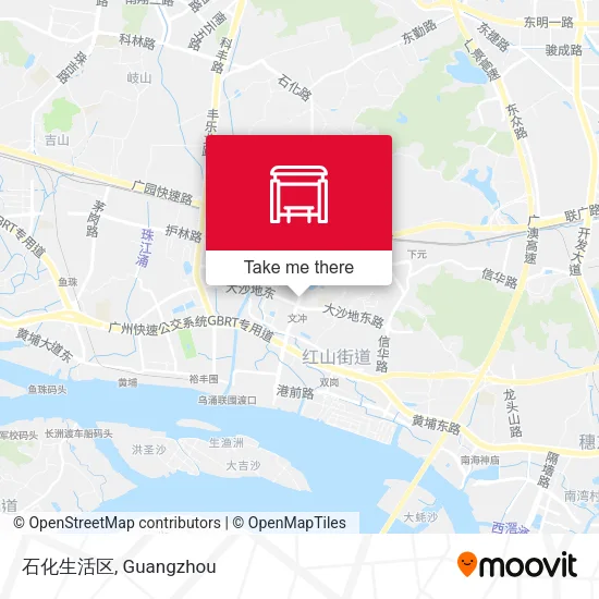 石化生活区 map