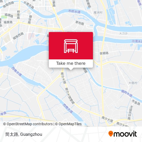 简太路 map