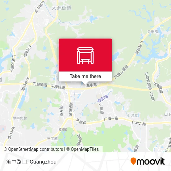 渔中路口 map